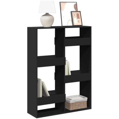 vidaXL Bibliothèque noir 100x33x135 cm bois d'ingénierie