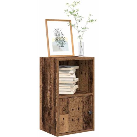 vidaXL Bibliothèque vieux bois 31x24x52 cm bois d'ingénierie