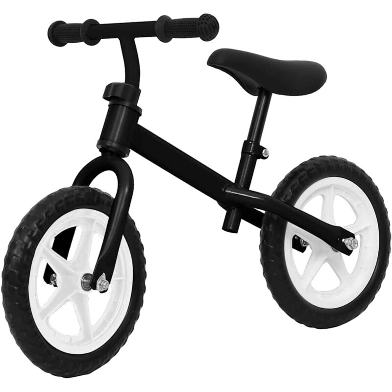 

Bicicleta sin pedales 12 pulgadas negra - Negro - Vidaxl