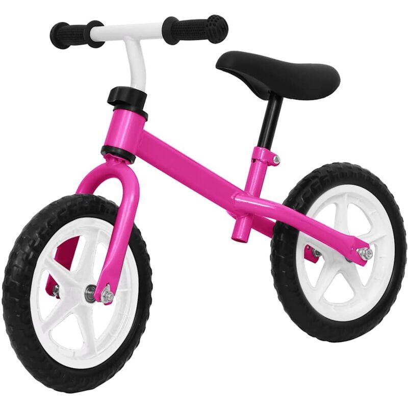 

vidaXL Bicicleta sin pedales 12 pulgadas rosa - Rosa