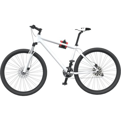 Vidaxl – Support mural pliable pour réparation de vélo – Acier enduit de poudre – Capacité de charge 20 kg – Dimensions 10,5 x 36,5 x 13,5 cm
