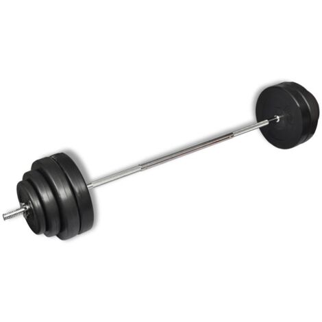 vidaXL Bilanciere con Dischi Set 60 kg