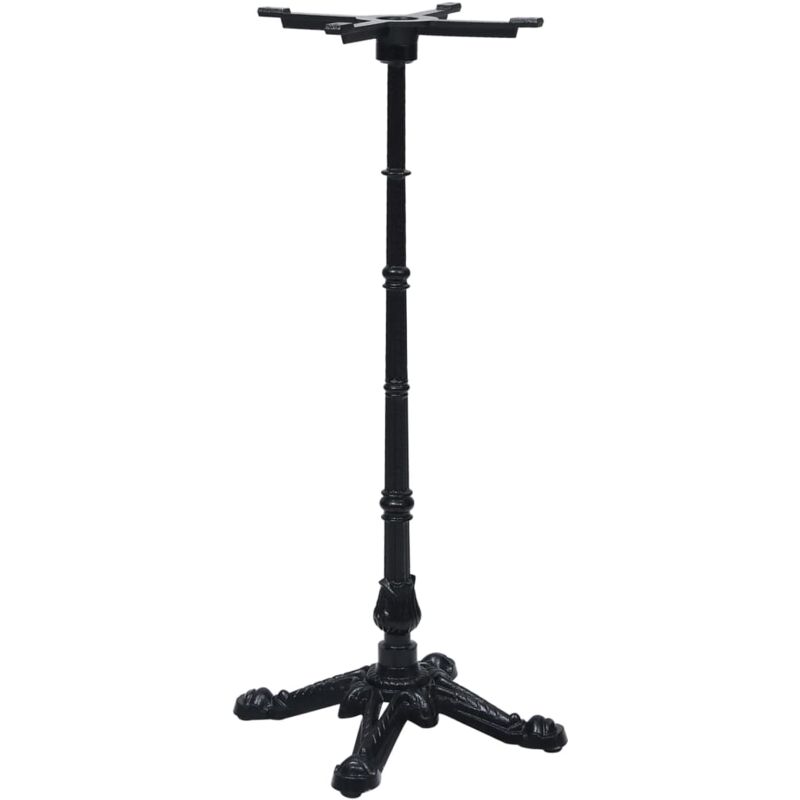 Bistro Table Leg Black 52x52x108 cm Cast Iron vidaXL
