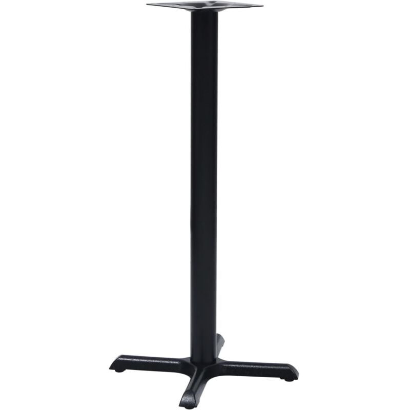 Bistro Table Leg Black 56x56x107 cm Cast Iron vidaXL