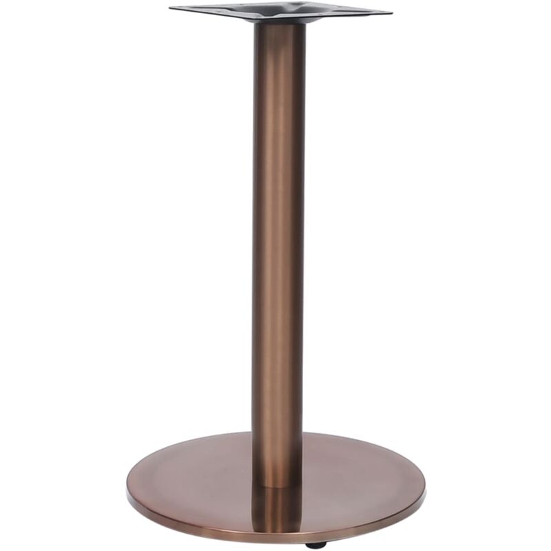 Bistro Table Leg Gold Ø45x72 cm Stainless Steel vidaXL