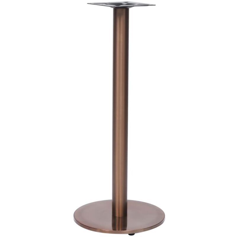Bistro Table Leg Gold Ø45x107 cm Stainless Steel Vidaxl