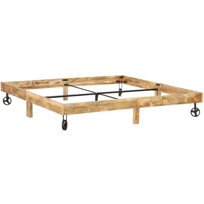 Vidaxl - Cadre de lit Bois massif de manguier 200 x 200 cm