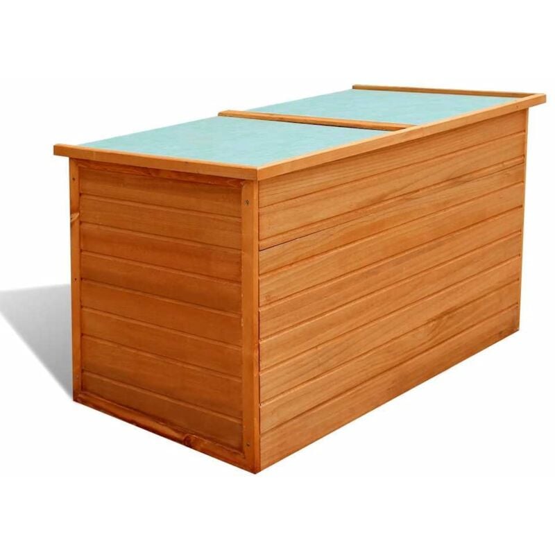 Vidaxl - Boîte de rangement de jardin 126x72x72 cm Bois