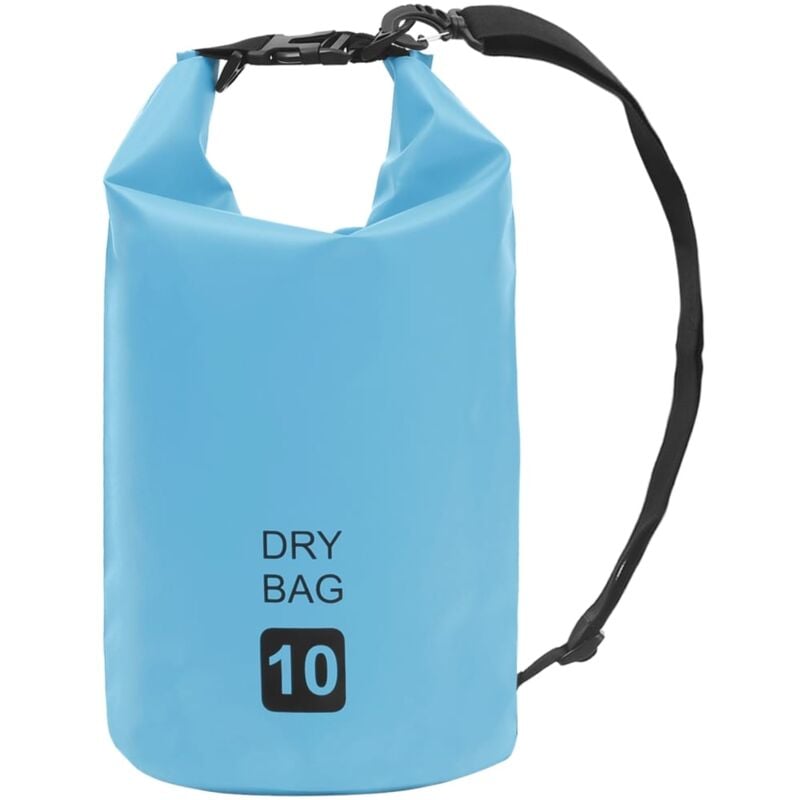 

vidaXL Bolso acuático impermeable PVC azul 10 L