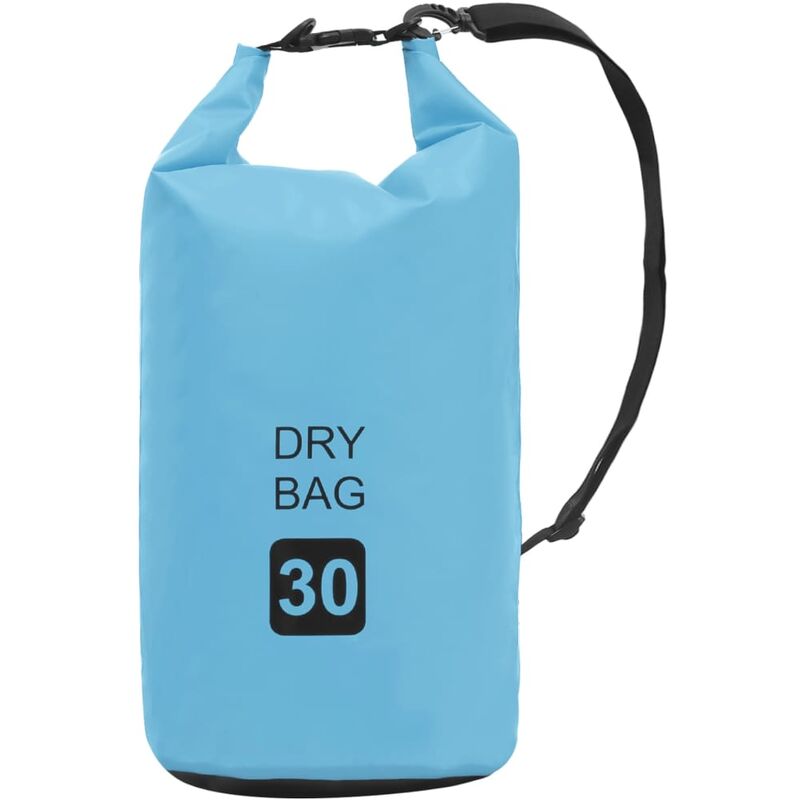 

vidaXL Bolso acuático impermeable PVC azul 30 L