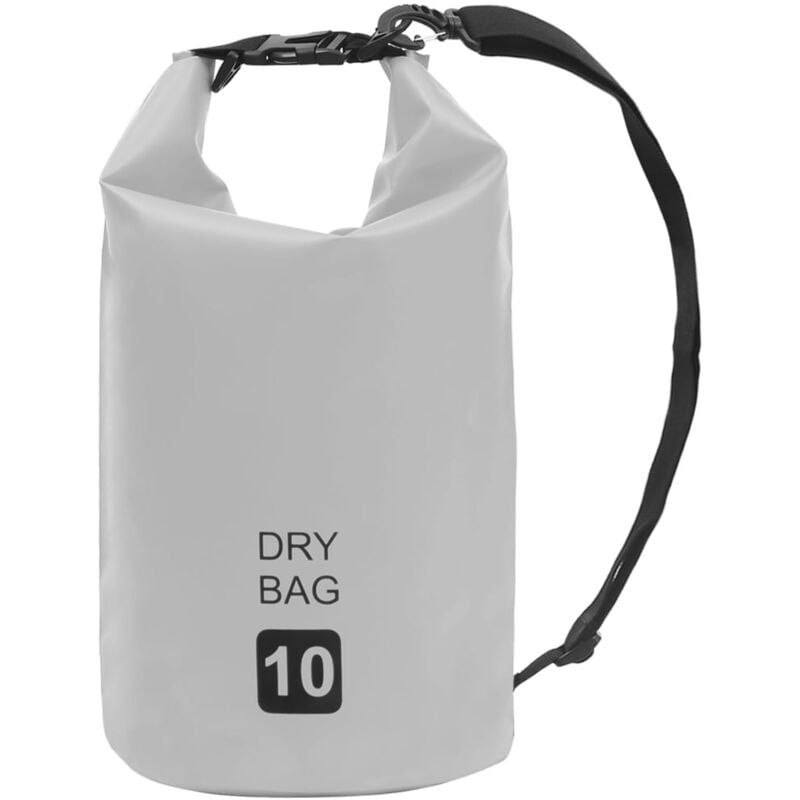 

vidaXL Bolso acuático impermeable PVC gris 10 L