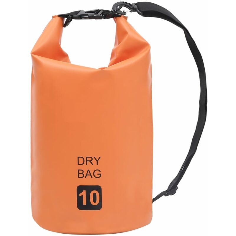 

vidaXL Bolso acuático impermeable PVC naranja 10 L