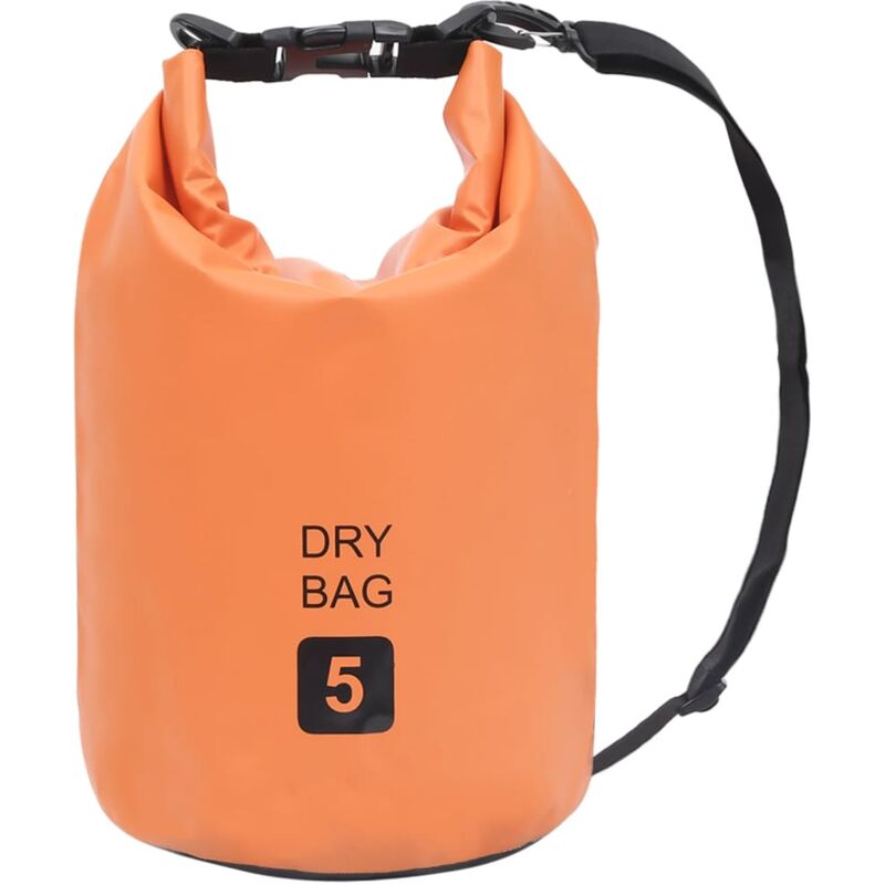 

vidaXL Bolso acuático impermeable PVC naranja 5 L