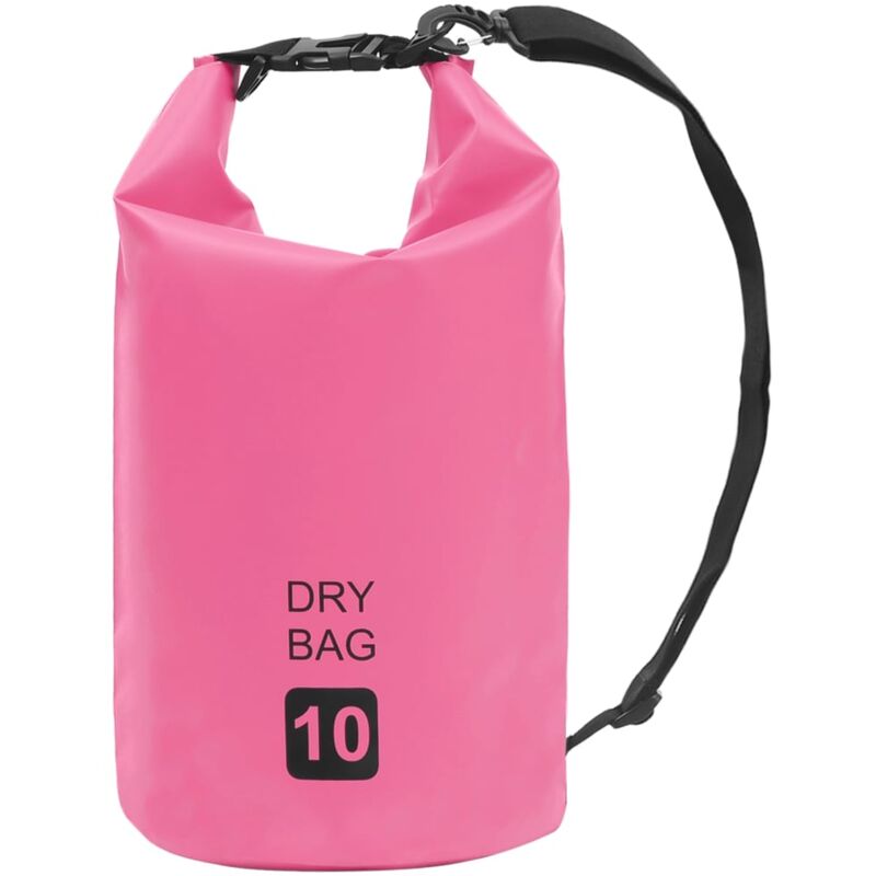 

vidaXL Bolso acuático impermeable PVC rosa 10 L