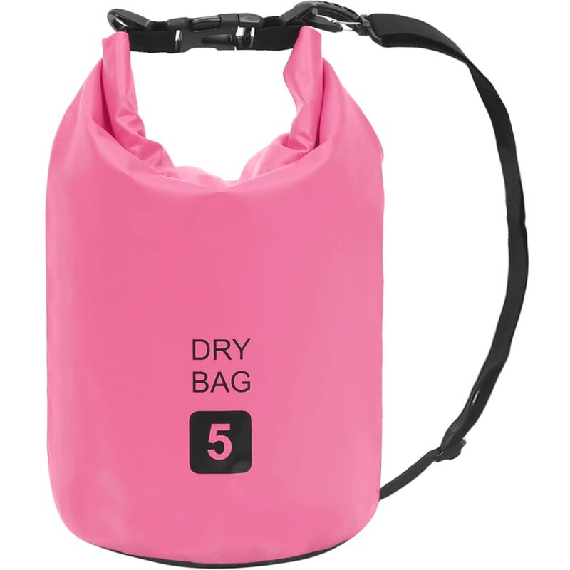 

vidaXL Bolso acuático impermeable PVC rosa 5 L