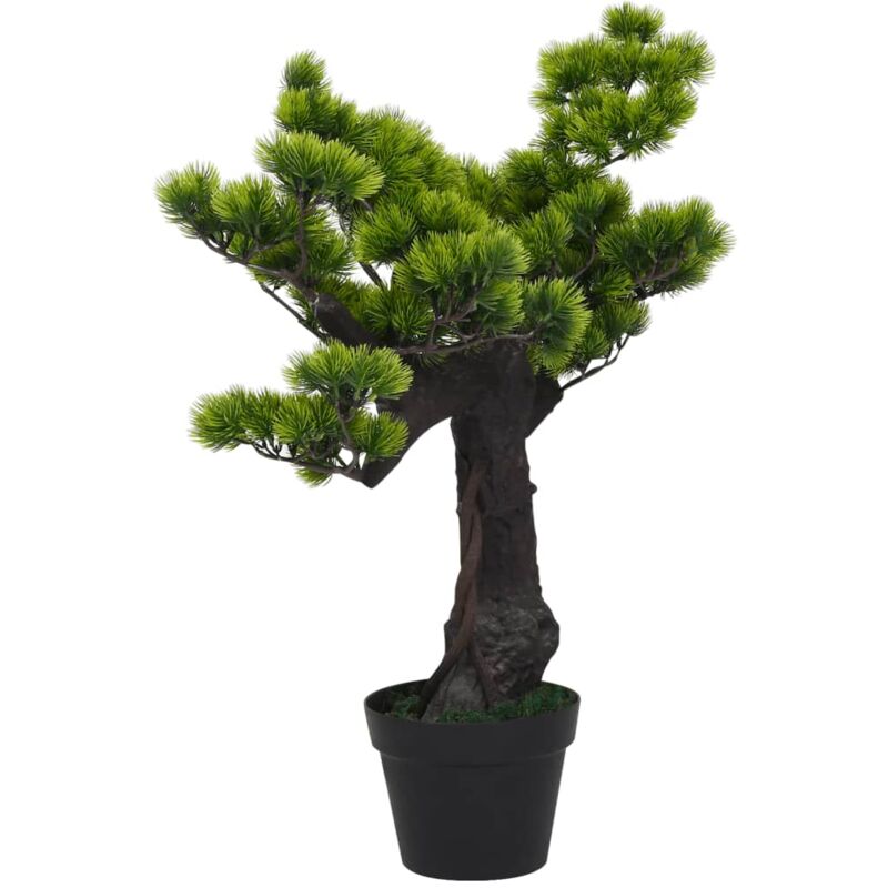 

vidaXL Bonsái pinus artificial con macetero 70 cm verde - Verde