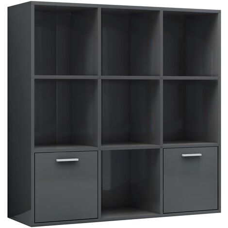 vidaXL Book Cabinet Bedroom Living Room Office Bookshelf Standing Shelf Storage File Cabinet Sideboard Highboard Furniture Chipboard Multi Colours