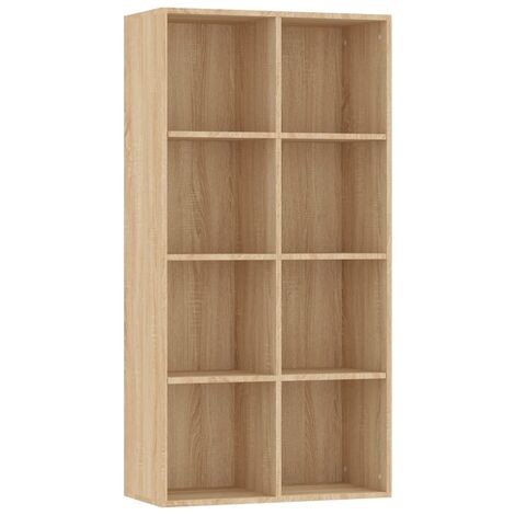 vidaXL Book Cabinet/Sideboard Bookshelf Book Stand Rack Highboard Office File Cabinet Lowboard Bookcase and Standing Shelf Chipboard Multi Colours