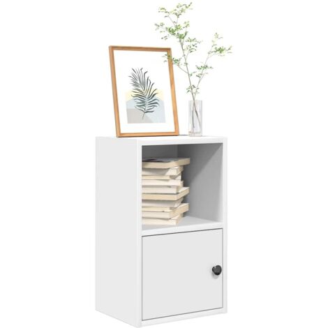 vidaXL Bookcase White 31x24x52 cm Engineered Wood