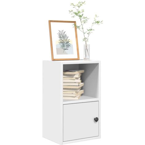 vidaXL Bookcase White 31x24x52 cm Engineered Wood