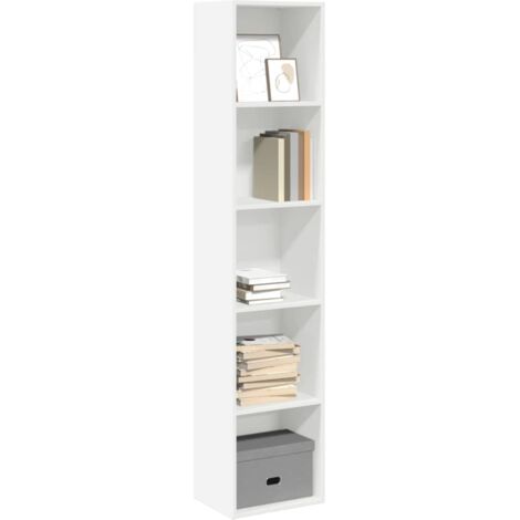 vidaXL Bookcase White 40x30x189 cm Engineered Wood