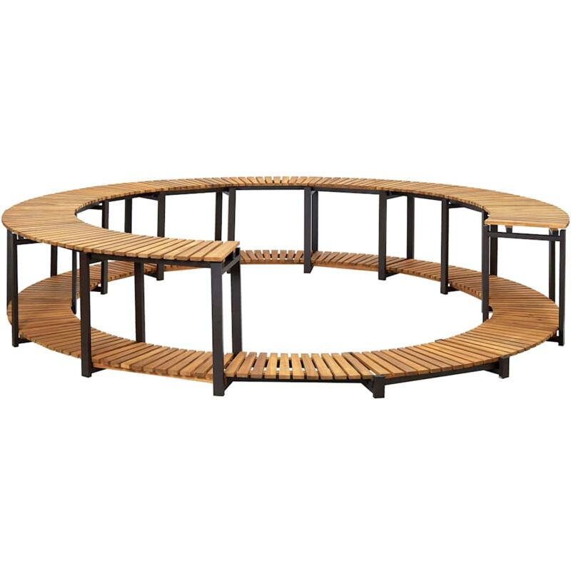 

Borde de bañera hidromasaje madera maciza de acacia 273x53 cm - Marrón - Vidaxl