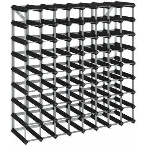 Botellero de metal estante para pared 90 cm DanDiBo Black Line