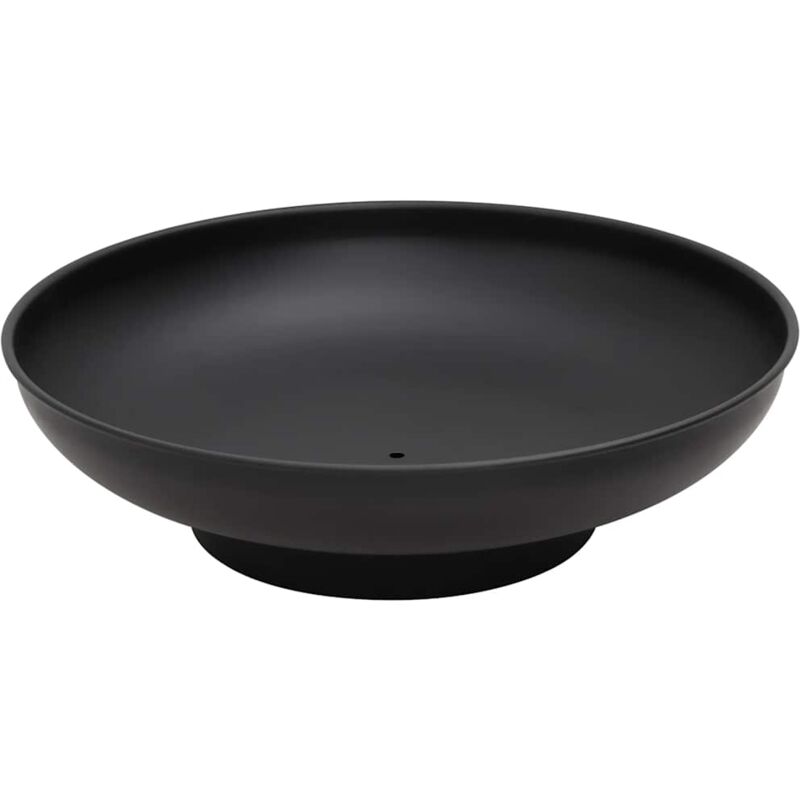 

vidaXL Brasero de acero 59 cm - Negro