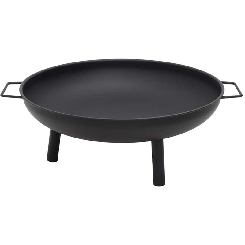 

vidaXL Brasero de acero 91x81,5x40 cm - Negro