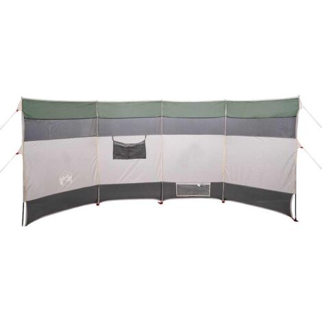 vidaXL Brise-vent de camping vert 366x152x152 cm imperméable
