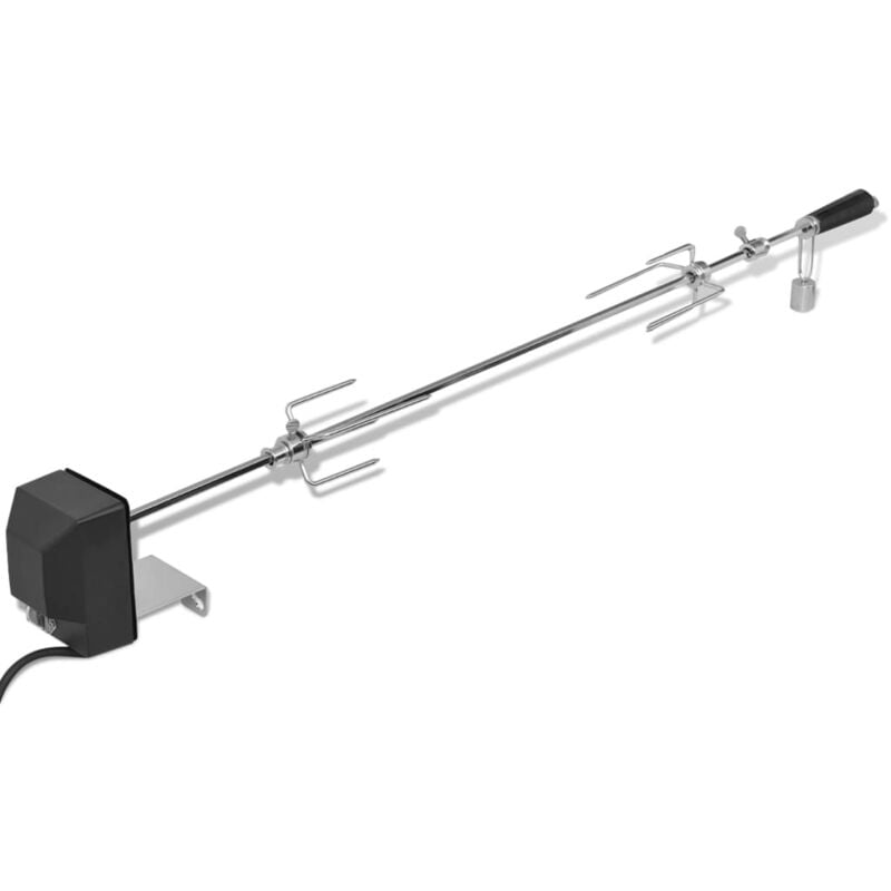 Broche à rôtir avec moteur 1000 mm Acier