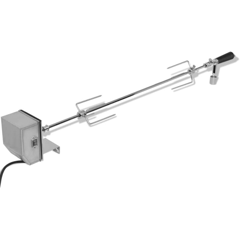 Vidaxl - Broche à rôtir avec moteur 1 200 mm Acier