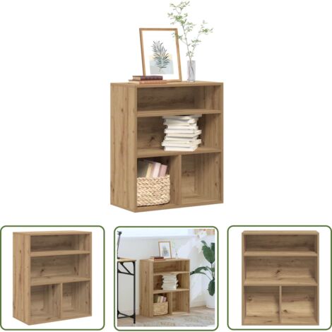 vidaXL Bücherregal Artisan-Eiche 60x30x71,5 cm Holzwerkstoff