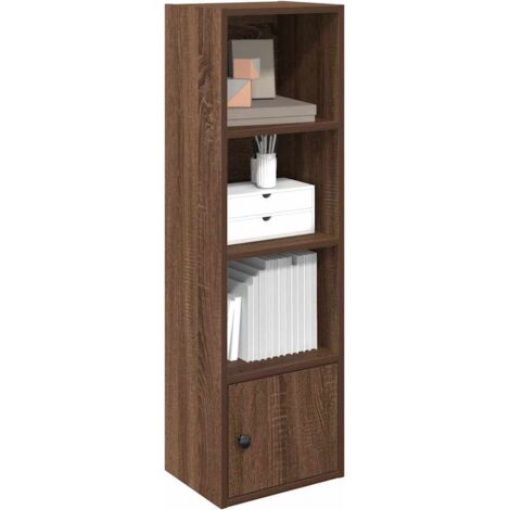 vidaXL Bücherregal Braun Eichen-Optik 31x24x102 cm Holzwerkstoff