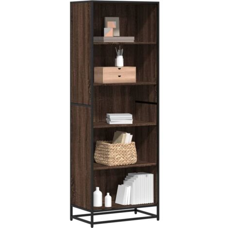 vidaXL Bücherregal Braun Eichen-Optik 60x35x170,5 cm Holzwerkstoff