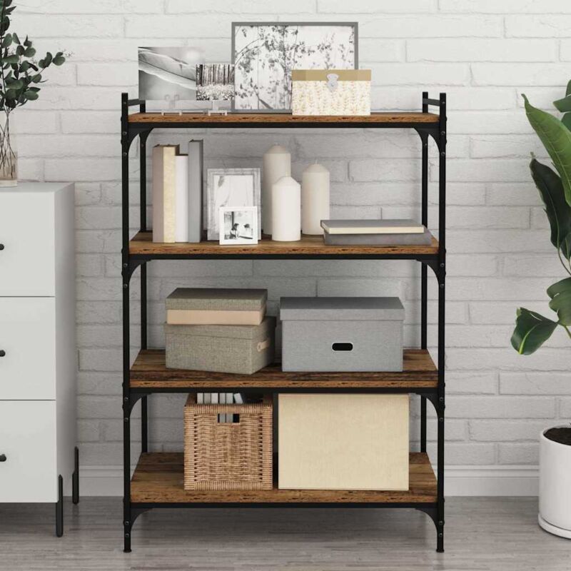 Vidaxl - Bücherregalbrett 4 Pcs Braun 100 X 40 X 1.5cm Spanplatte