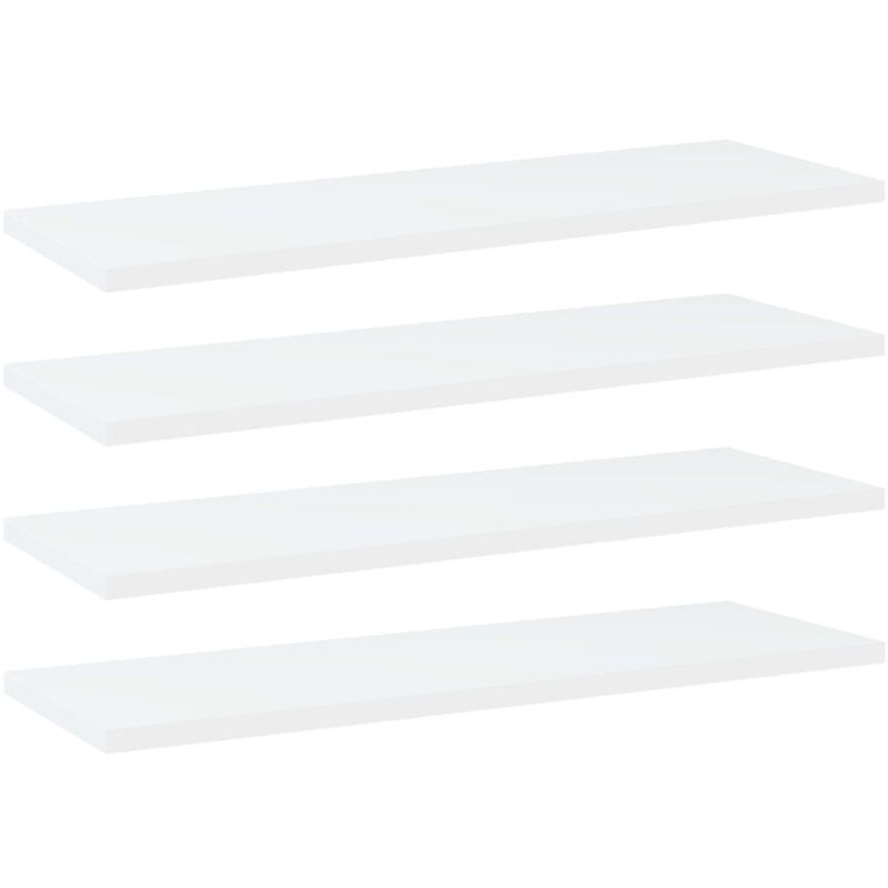 Bücherregal-bretter 4 Stk. Weiß 60x20x1, 5 Cm Holzwerkstoff Vidaxl