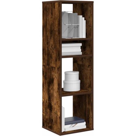 vidaXL Bücherregal Eiche Dunkel 34x31x112 cm Holzwerkstoff