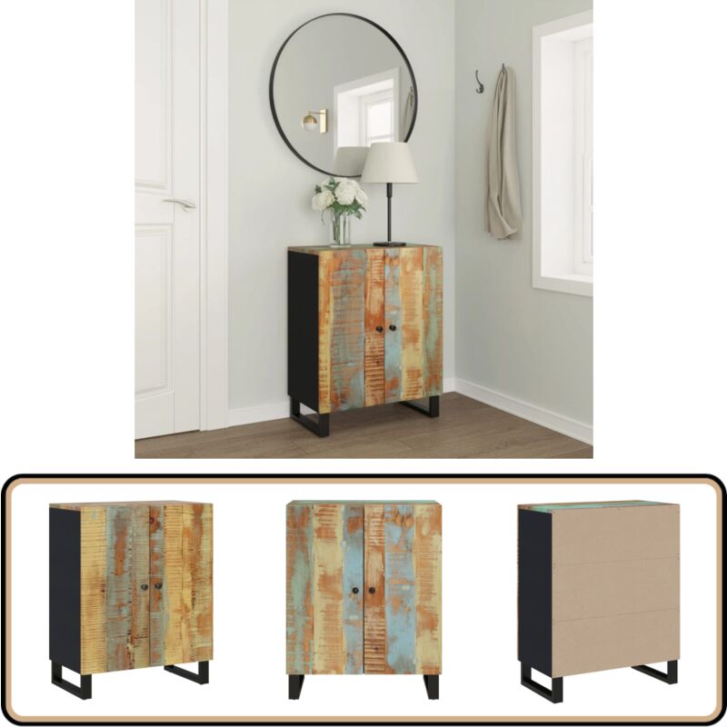 Vidaxl - Buffet 60x33x75 cm Bois massif de récupération