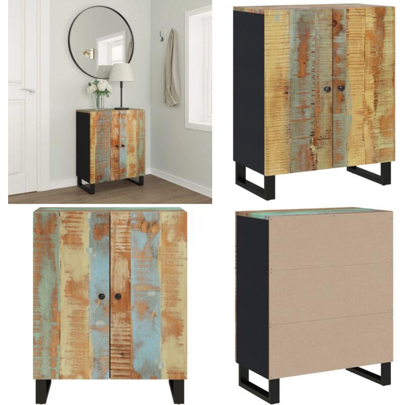 vidaXL Buffet 60x33x75 cm Bois massif de récupération