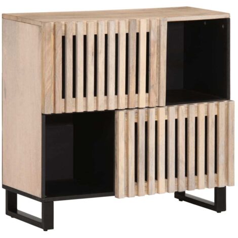 vidaXL Buffet 80x34x75 cm aus massivem Mangoholz