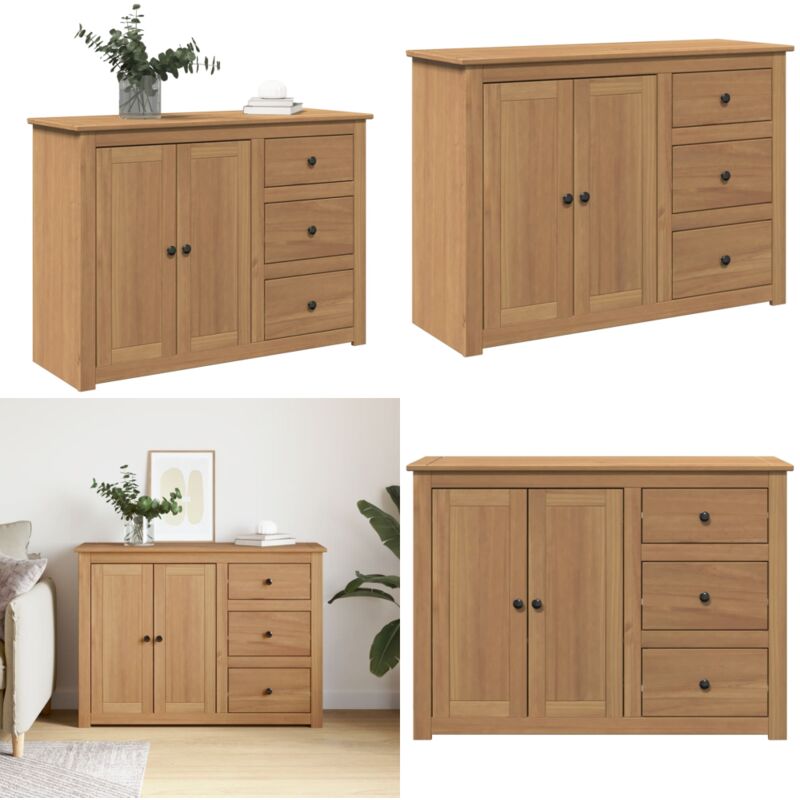 Vidaxl - Buffet avec tiroirs Panama 112x40x80 cm bois massif de pin