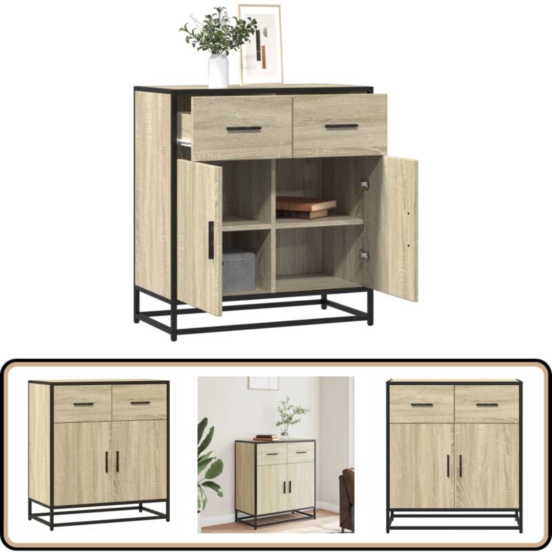 Vidaxl - Buffet chêne sonoma 68x35x76 cm bois d'ingénierie