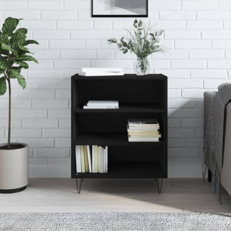 vidaXL Buffet schwarz 57x35x70 cm Holzwerkstoff