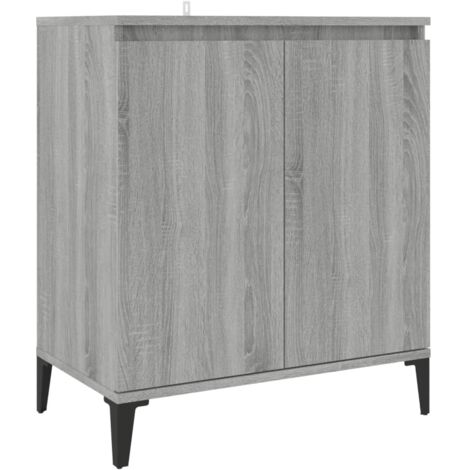vidaXL Buffet Sonoma grau 60x35x70 cm Holzwerkstoff