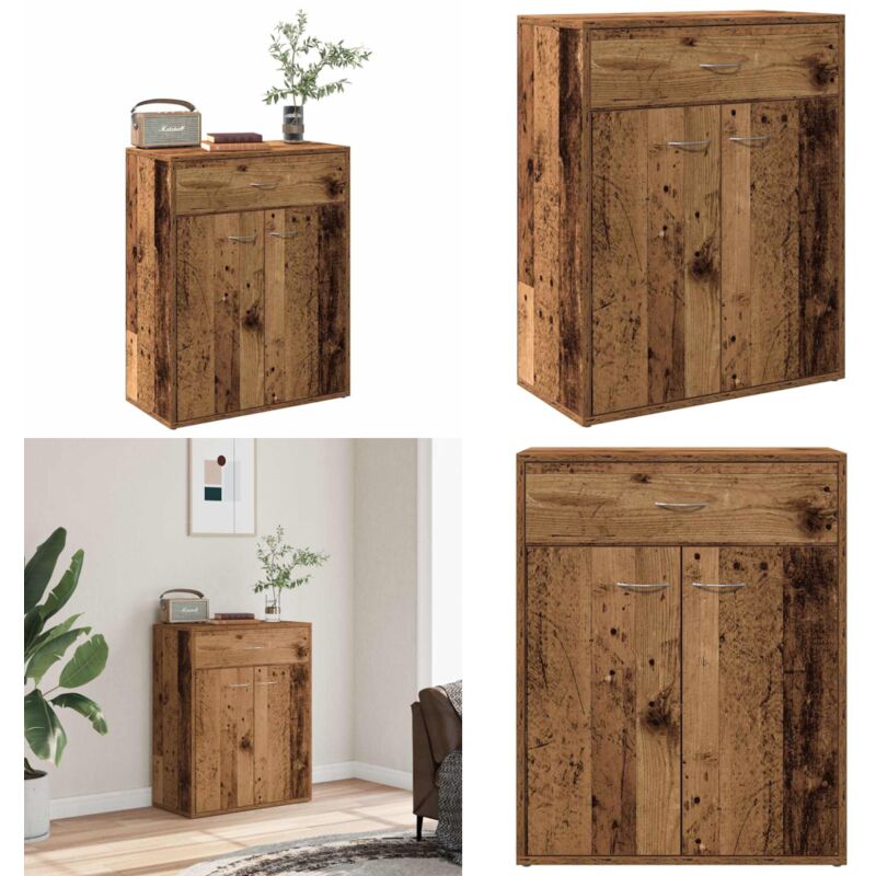 Vidaxl - Buffet vieux bois 60x30x75 cm bois d'ingénierie