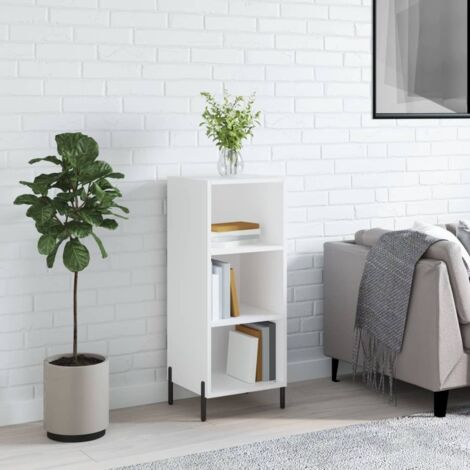 vidaXL Buffet Weiß 34,5x32,5x90 cm aus Spanplatte