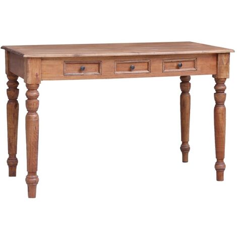 Bureau et Tiroirs Table Ordinateur Informatique Ecriture Multi-matériau vidaXL