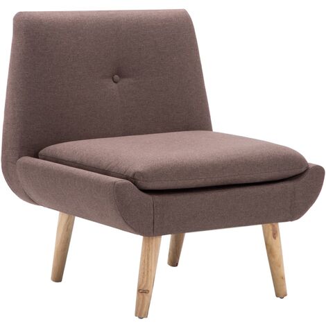 vidaXL Butaca Tapizada Otomana Mobiliario Mueble Hogar Butacón Salón Sala de Estar Dormitorio Acolchado de Tela sin/con Reposapiés Multicolor