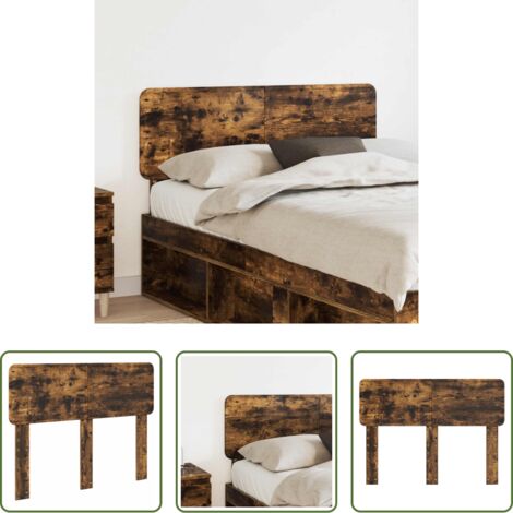 vidaXL Cabecera moderna -  Cabecero Roble ahumado 135 cm Madera contrachapada